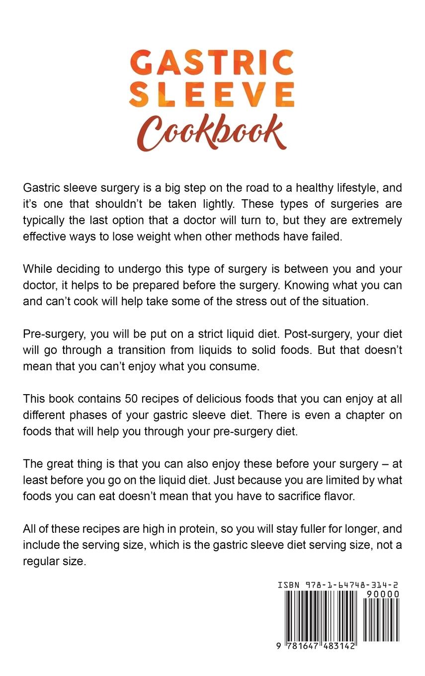 Rückseitencover Gastric Sleeve Cookbook