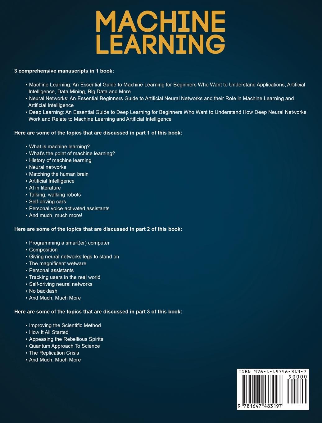 Rückseitencover Machine Learning