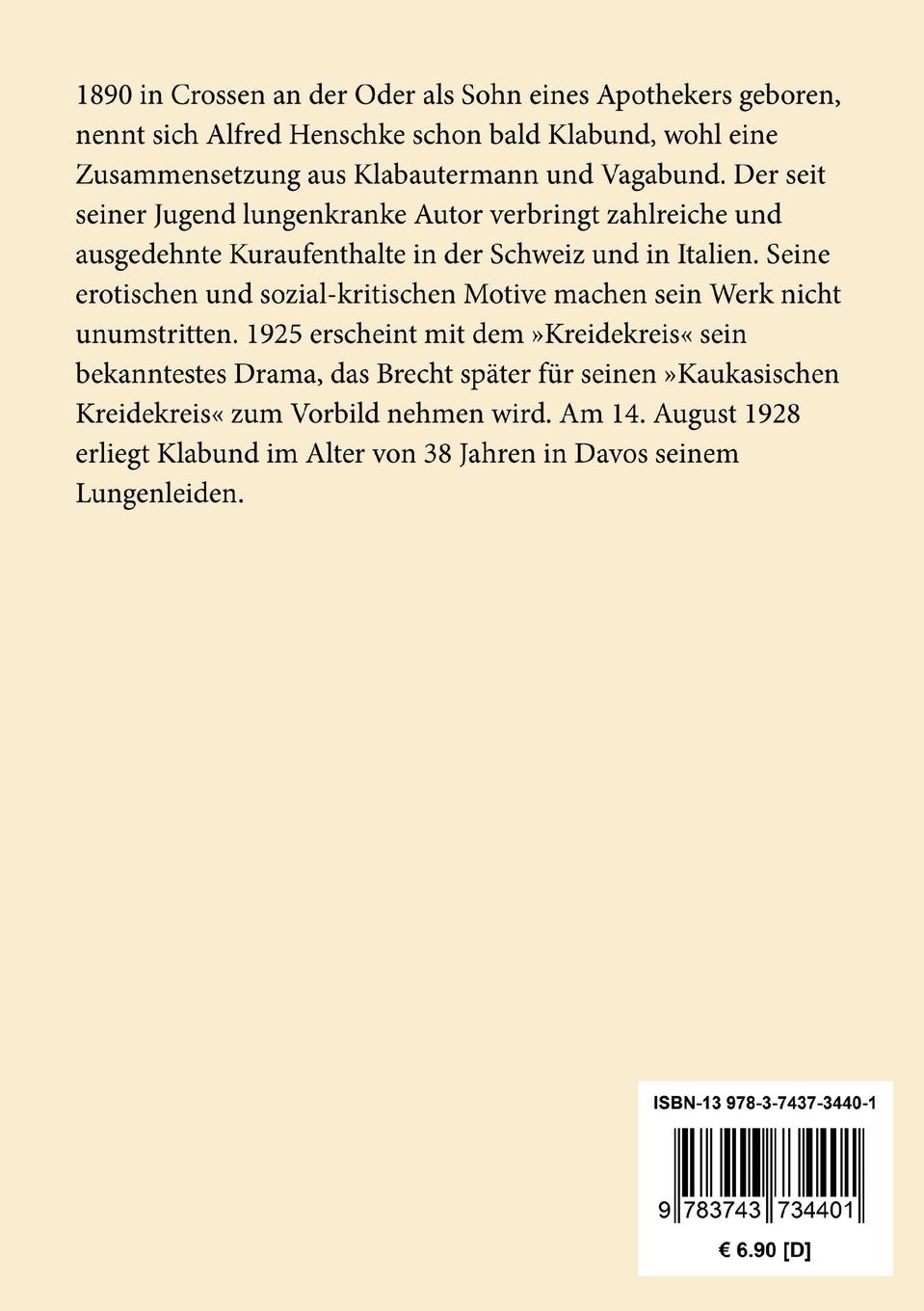 Rückseitencover Chinesische Gedichte