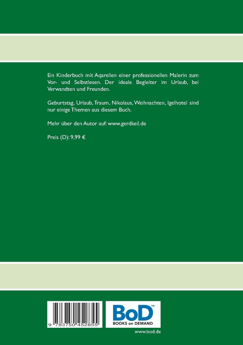 Rückseitencover Ein Jahr aus Kinderaugen