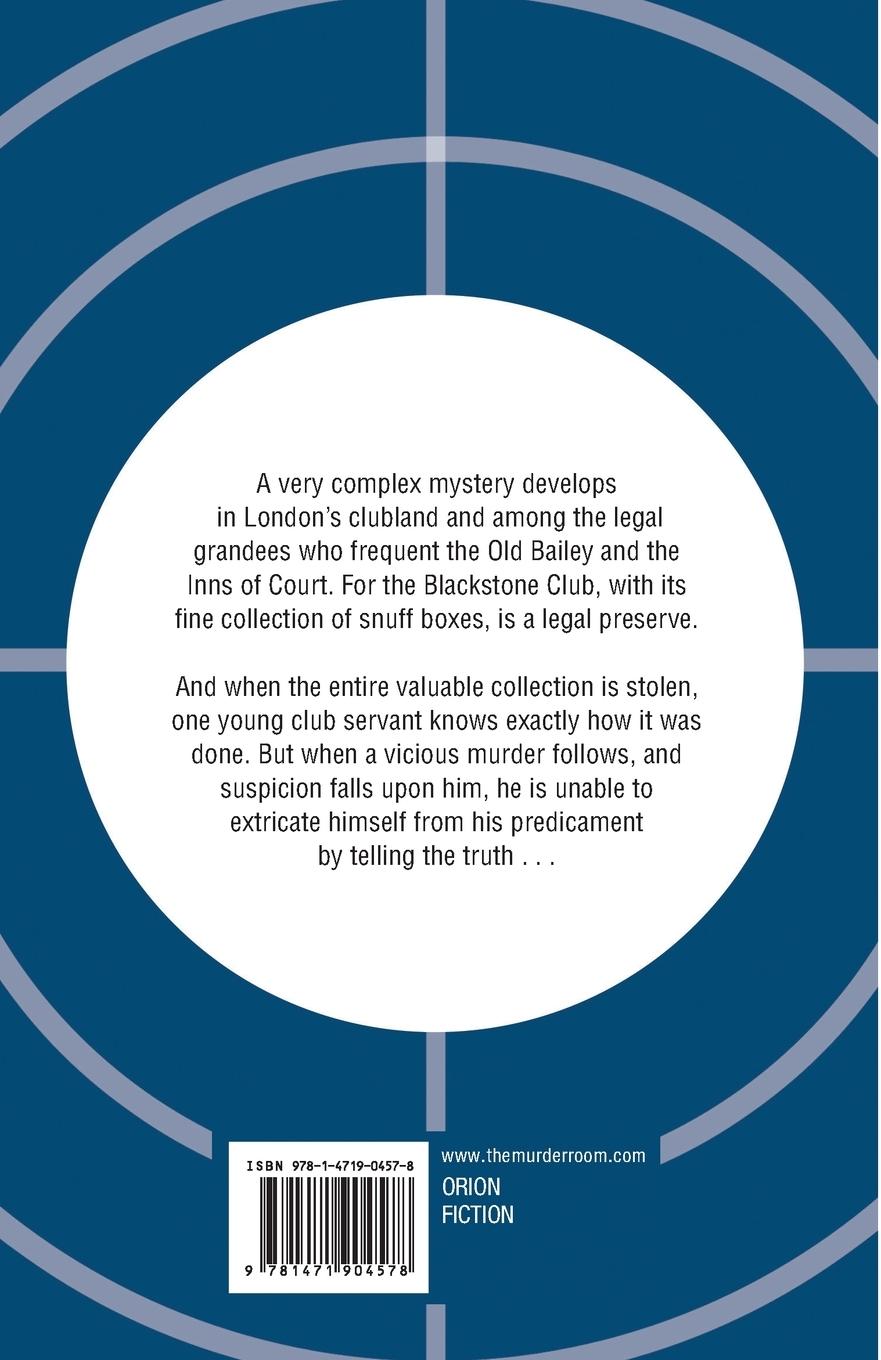 Rückseitencover A Pinch of Snuff