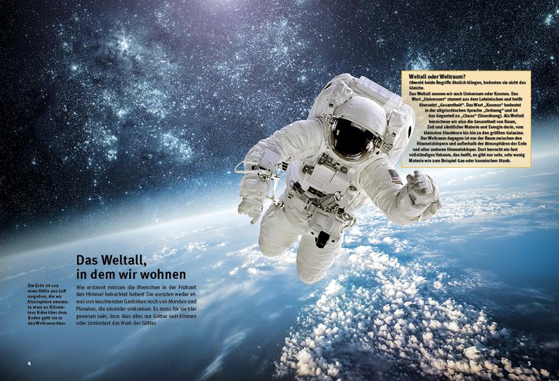 Beispielinhalt (Bild) Entdecke das Weltall