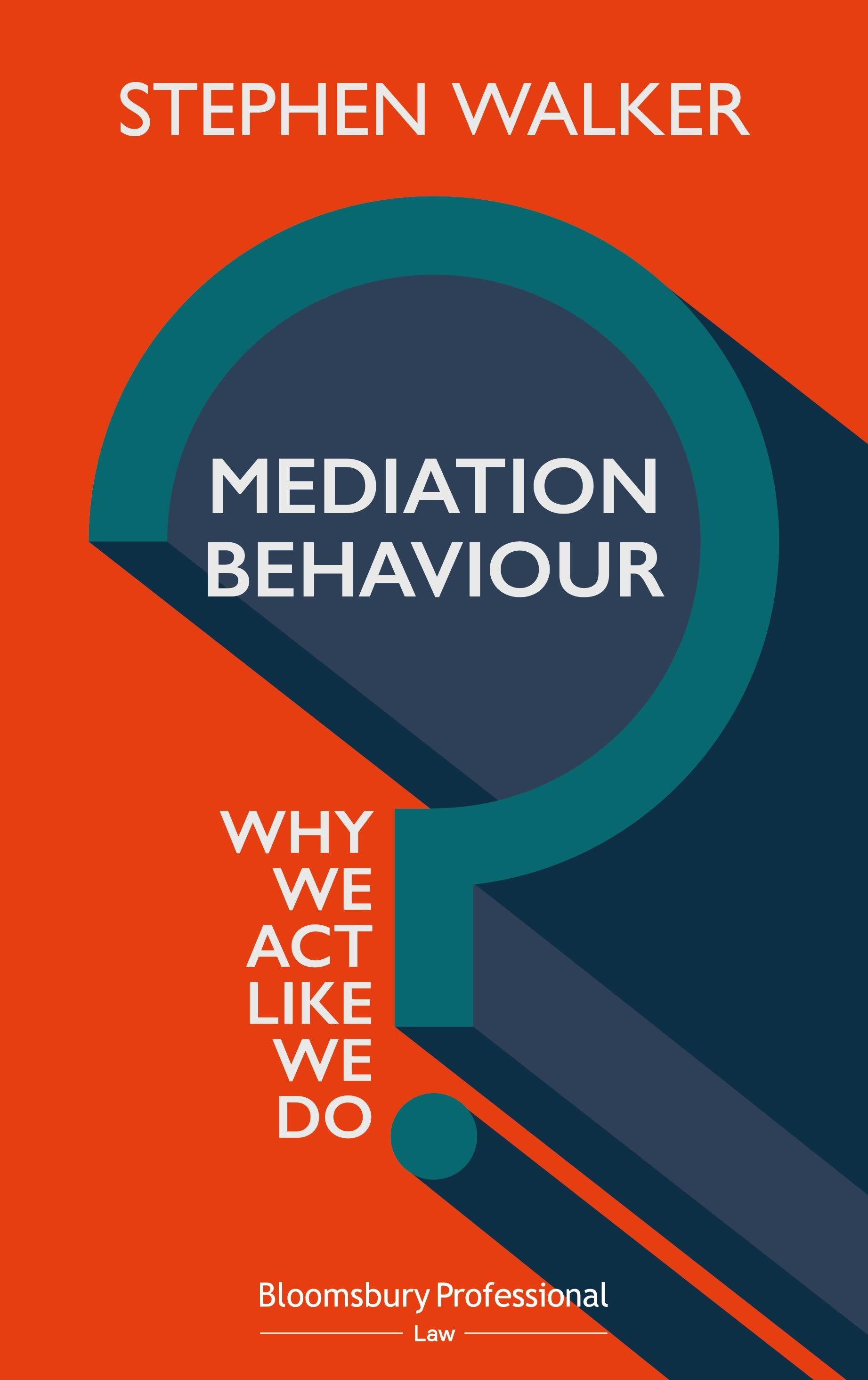 Vorderes Coverbild Mediation Behaviour