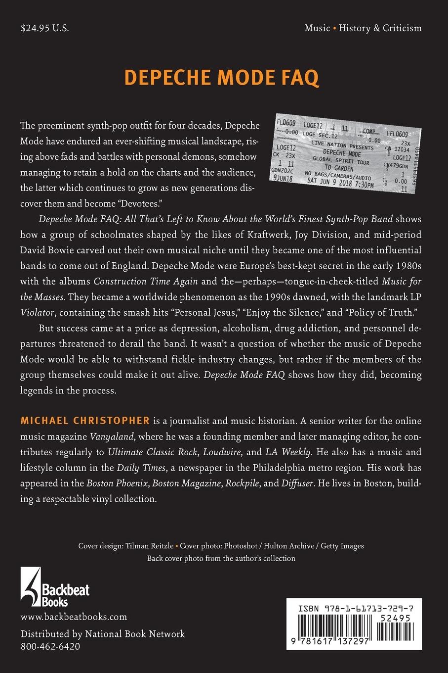 Rückseitencover Depeche Mode FAQ