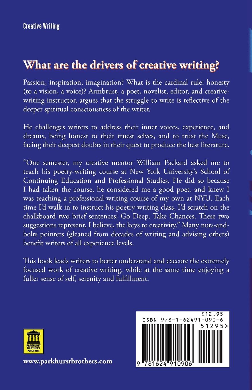 Rückseitencover Go Deep. Take Chances.: Embracing the Muse and Creative Writing
