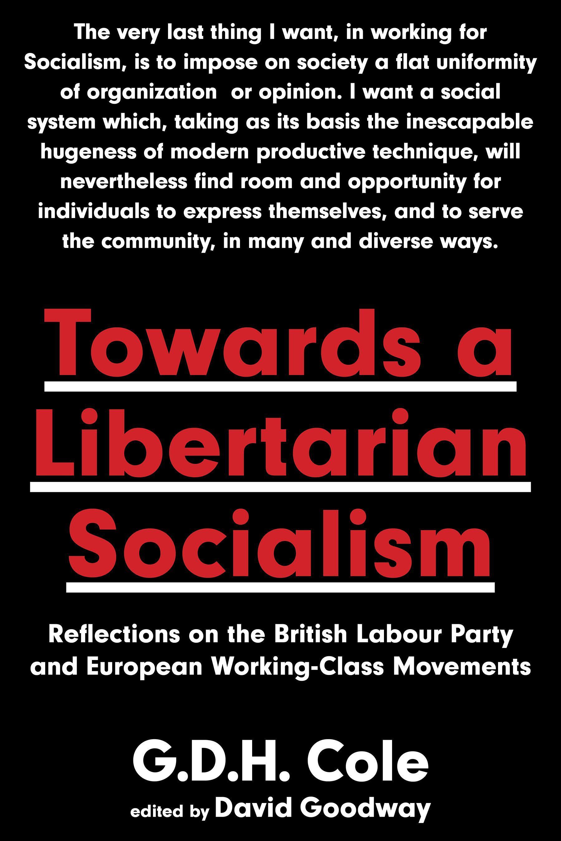 Vorderes Coverbild Towards a Libertarian Socialism