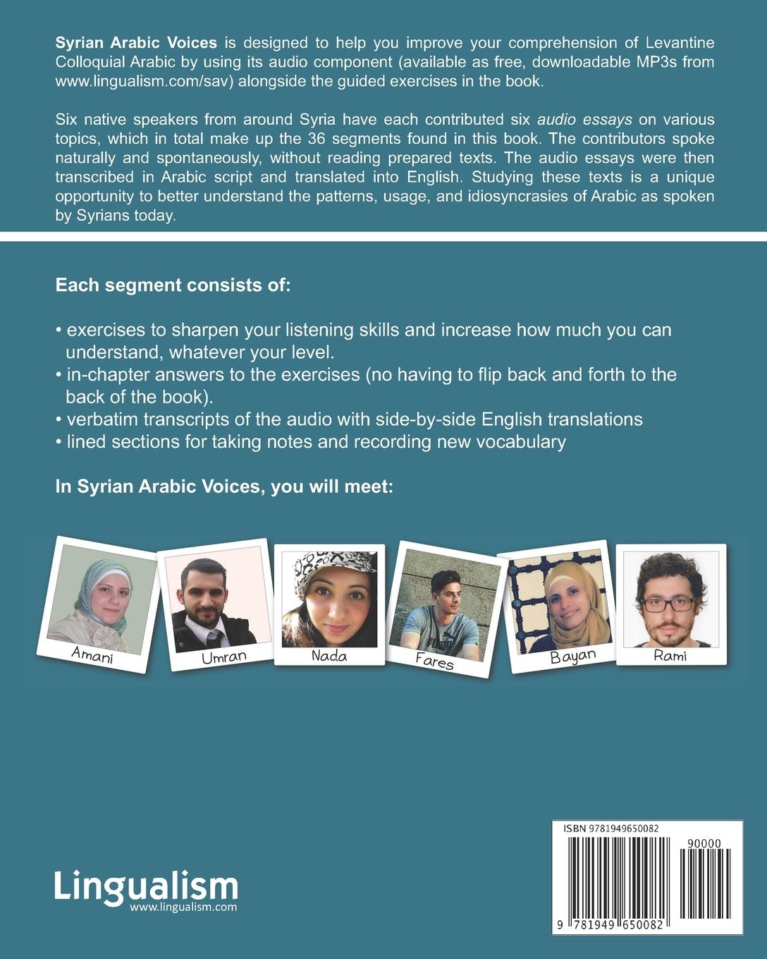 Rückseitencover Syrian Arabic Voices