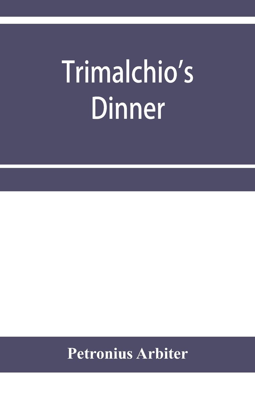 Vorderes Coverbild Trimalchio's dinner