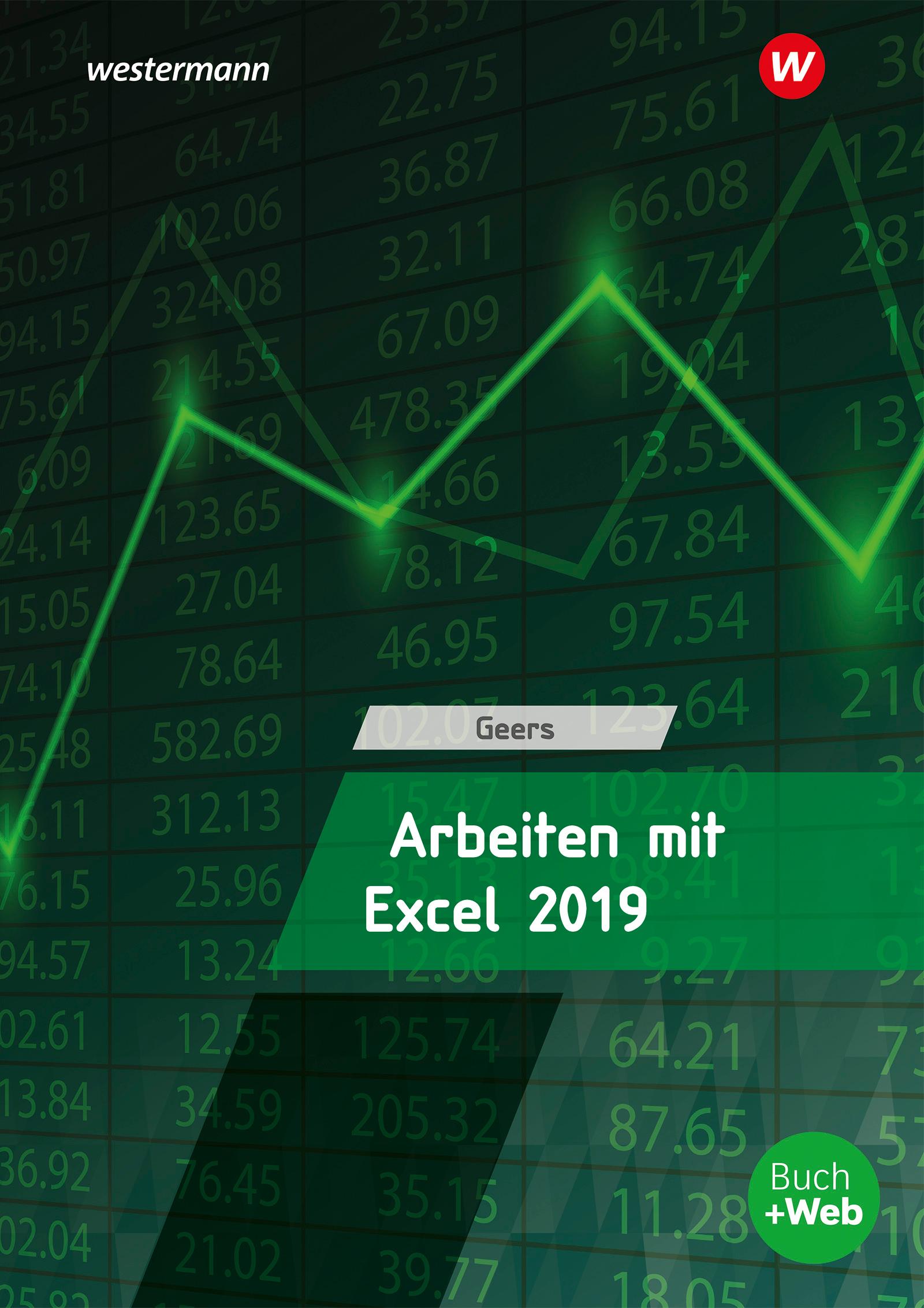 Vorderes Coverbild Arbeiten mit Excel 2019. Schulbuch