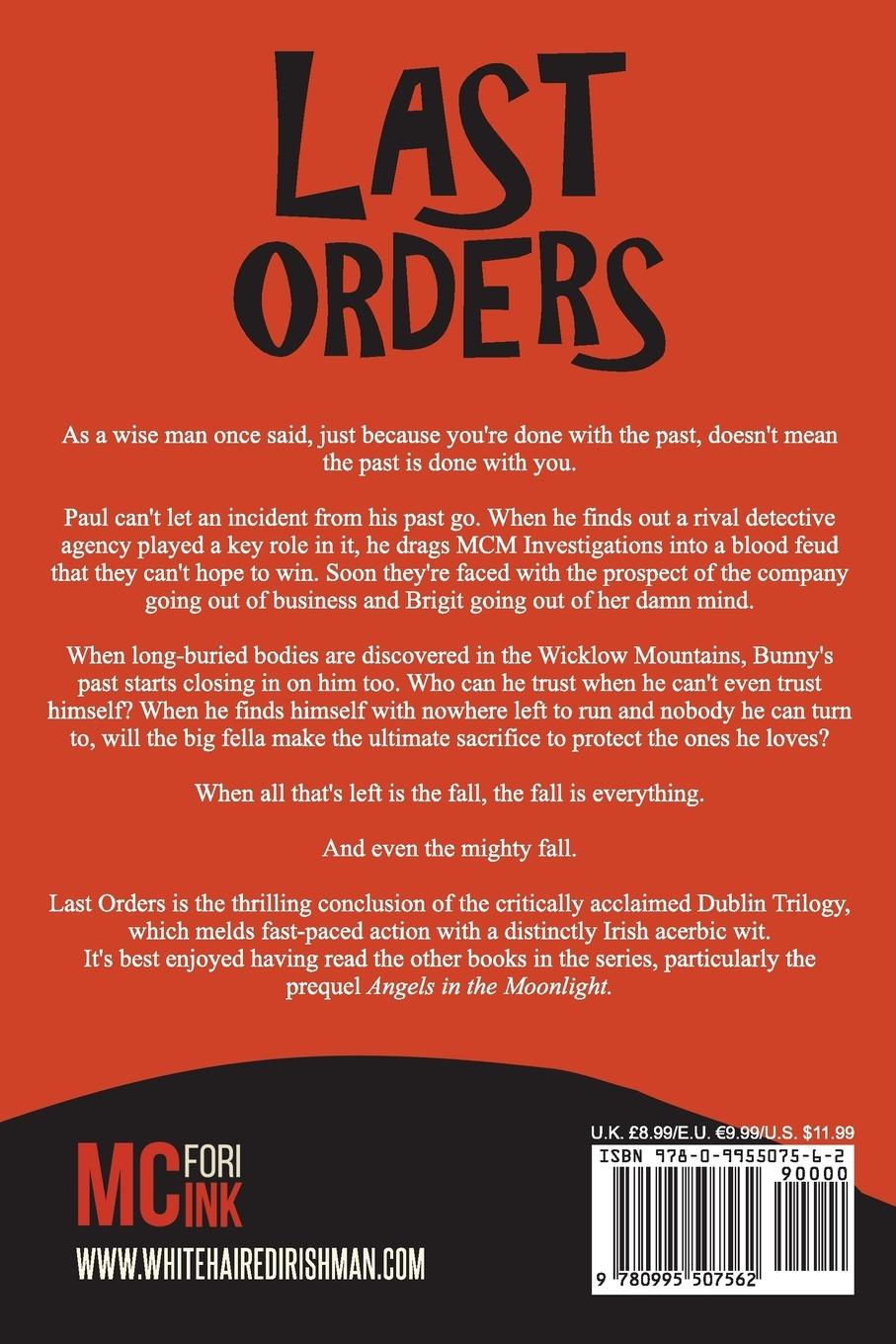 Rückseitencover Last Orders