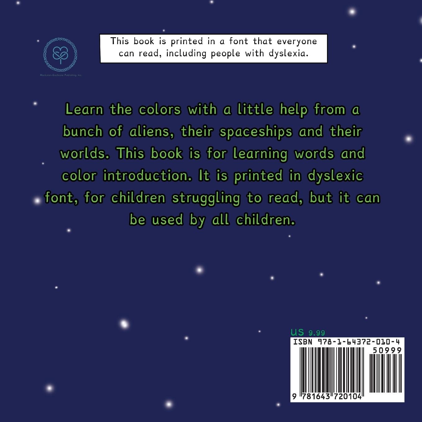 Rückseitencover My Colors in Space