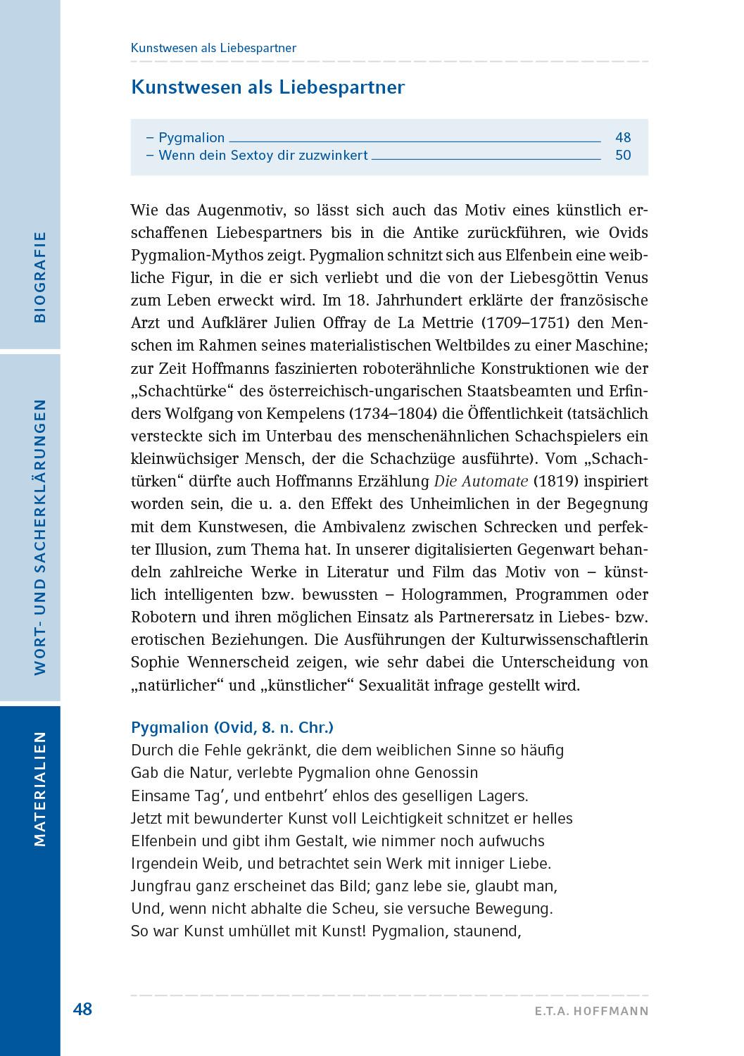 Beispielinhalt (Bild) Der Sandmann