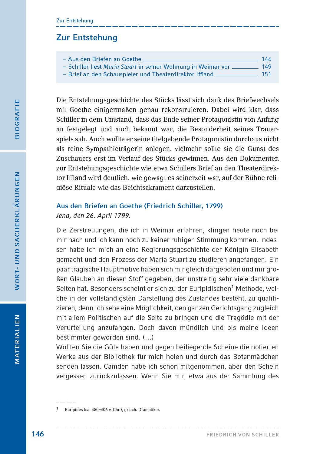 Beispielinhalt (Bild) Maria Stuart