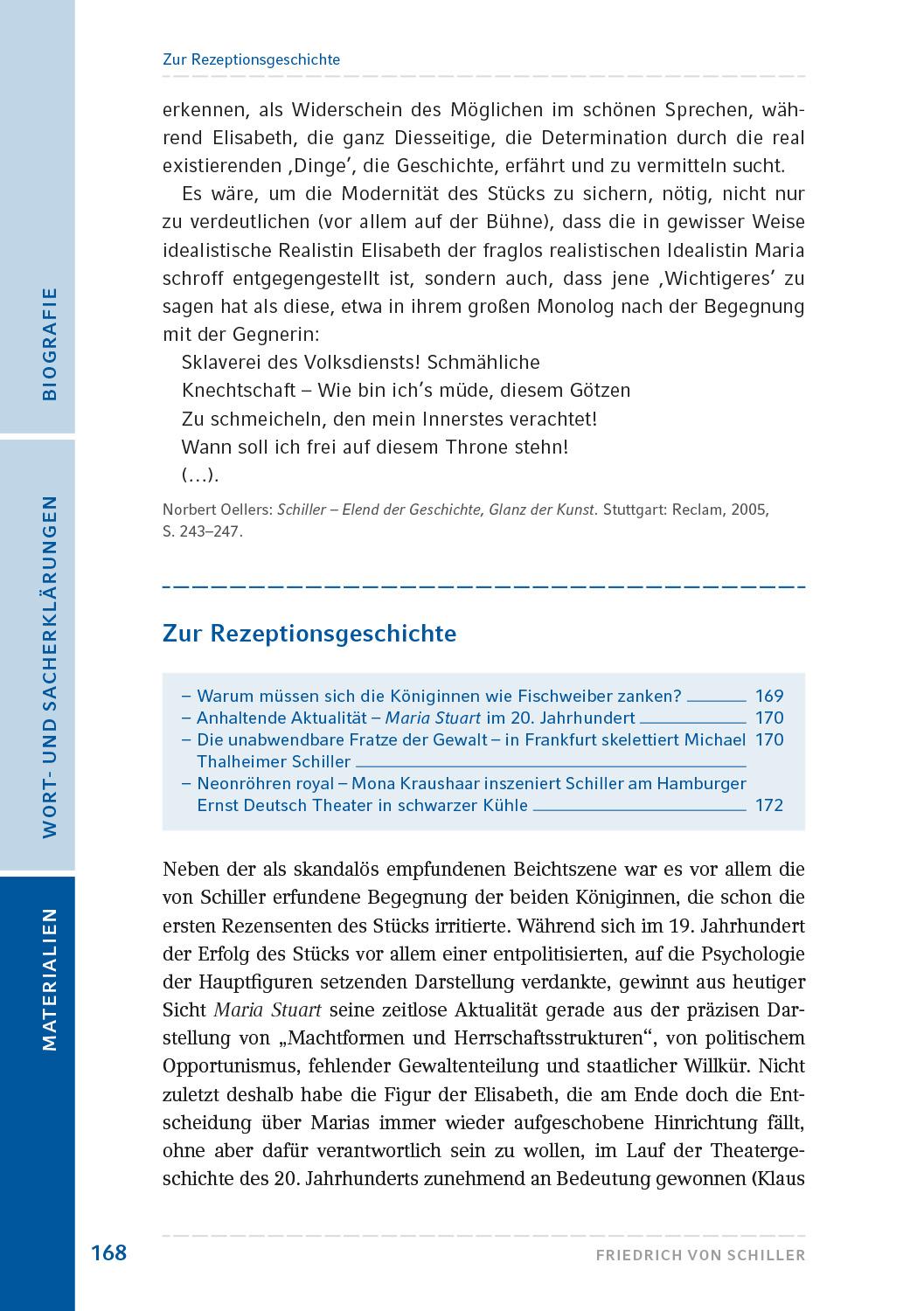 Beispielinhalt (Bild) Maria Stuart