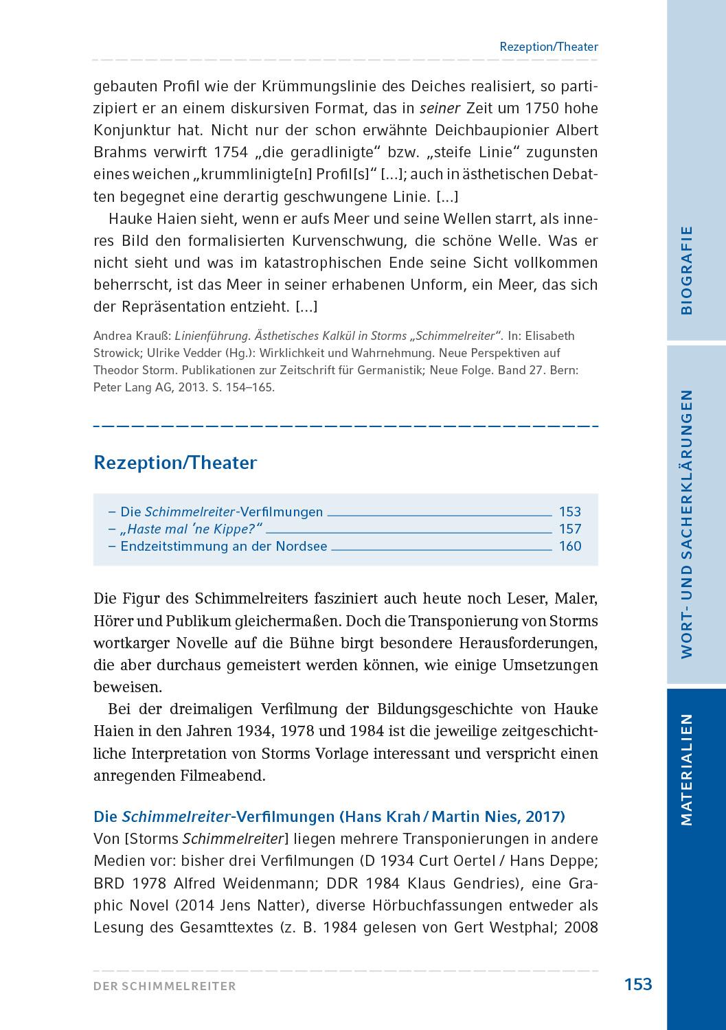 Beispielinhalt (Bild) Der Schimmelreiter