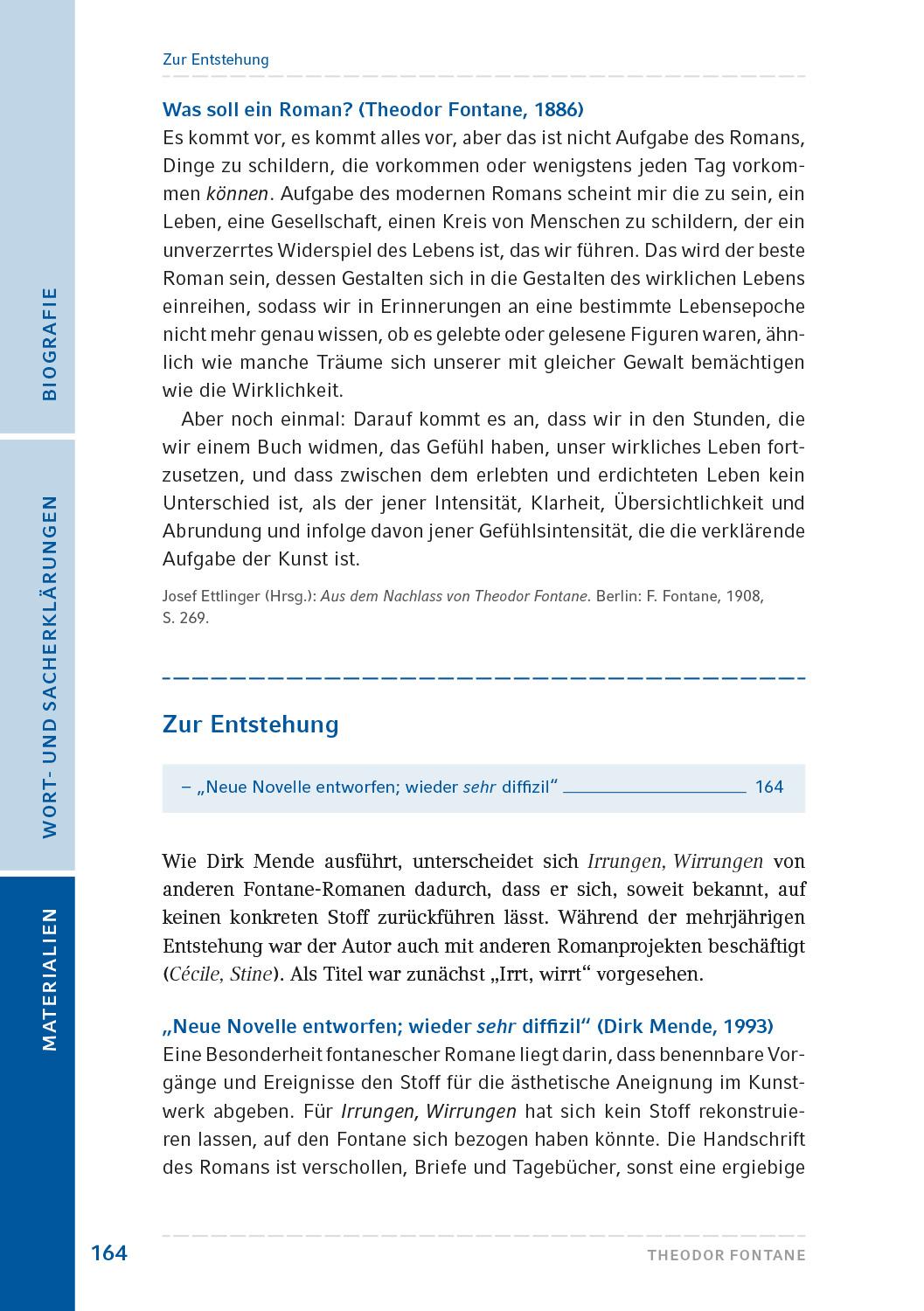 Beispielinhalt (Bild) Irrungen, Wirrungen