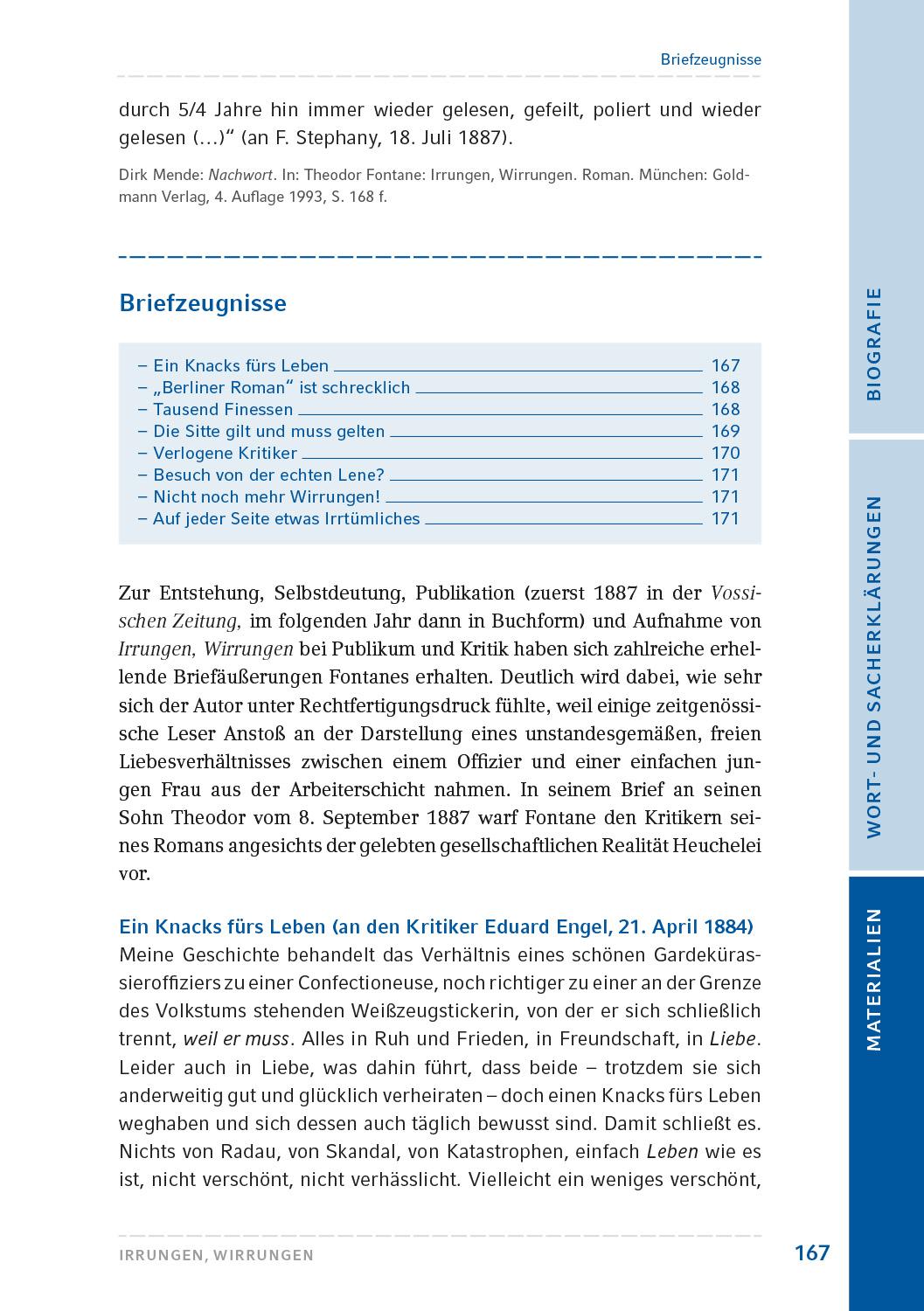 Beispielinhalt (Bild) Irrungen, Wirrungen