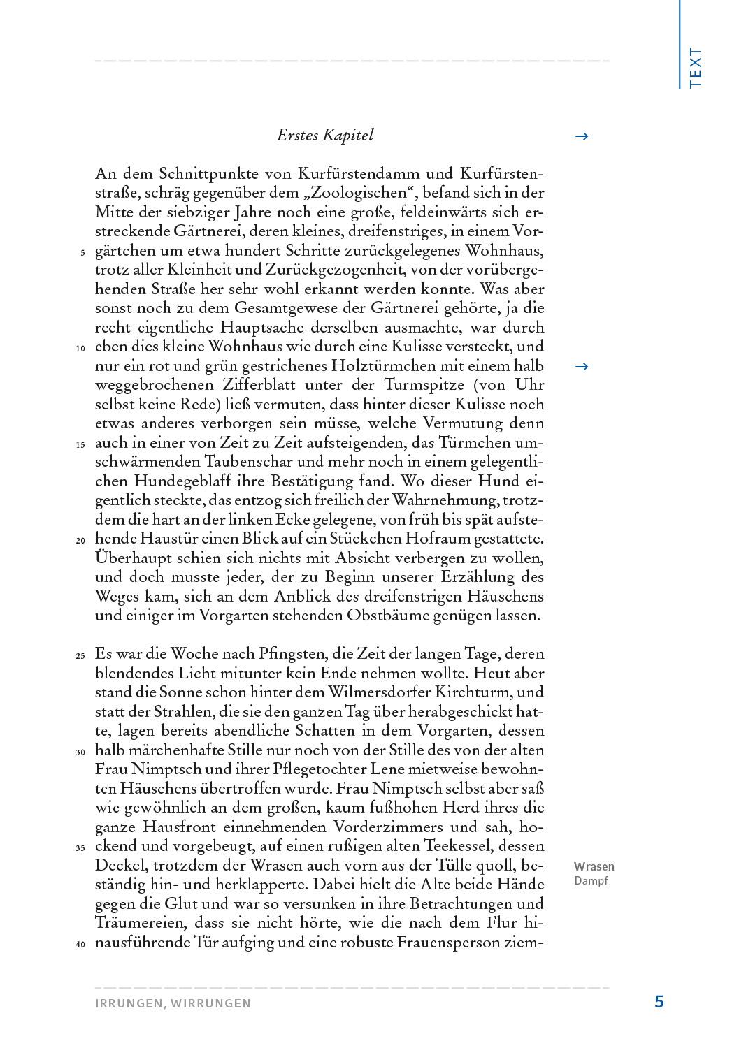 Beispielinhalt (Bild) Irrungen, Wirrungen