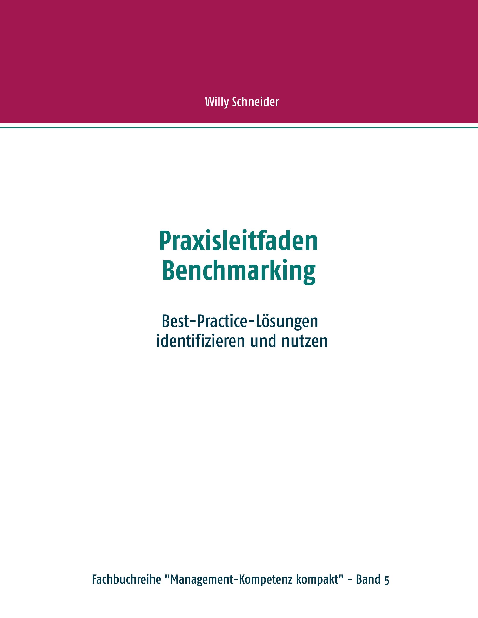 Vorderes Coverbild Praxisleitfaden Benchmarking