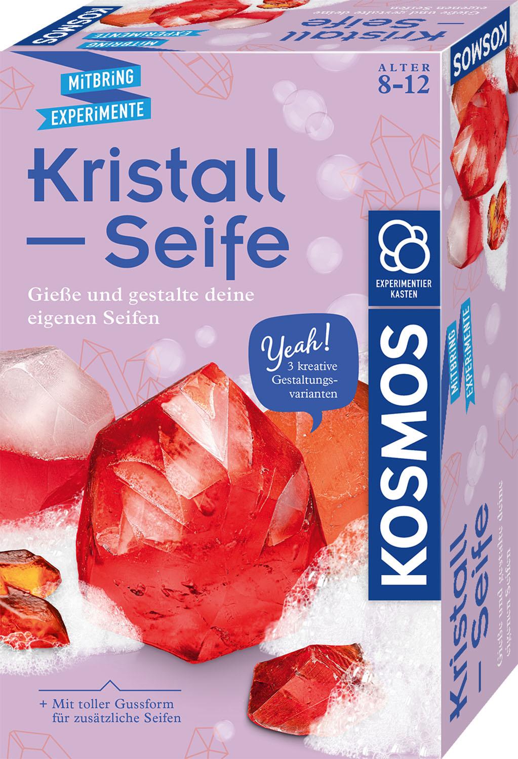 Vorderes Coverbild Kristall-Seife  gieße und gestalte deine eigenen Seifen