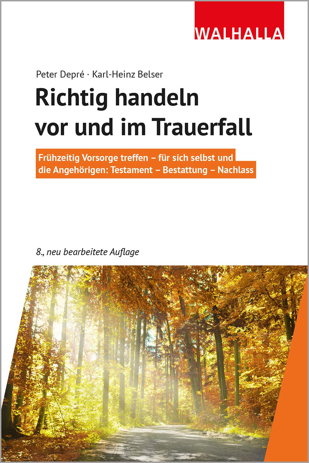 Vorderes Coverbild Richtig handeln vor und im Trauerfall