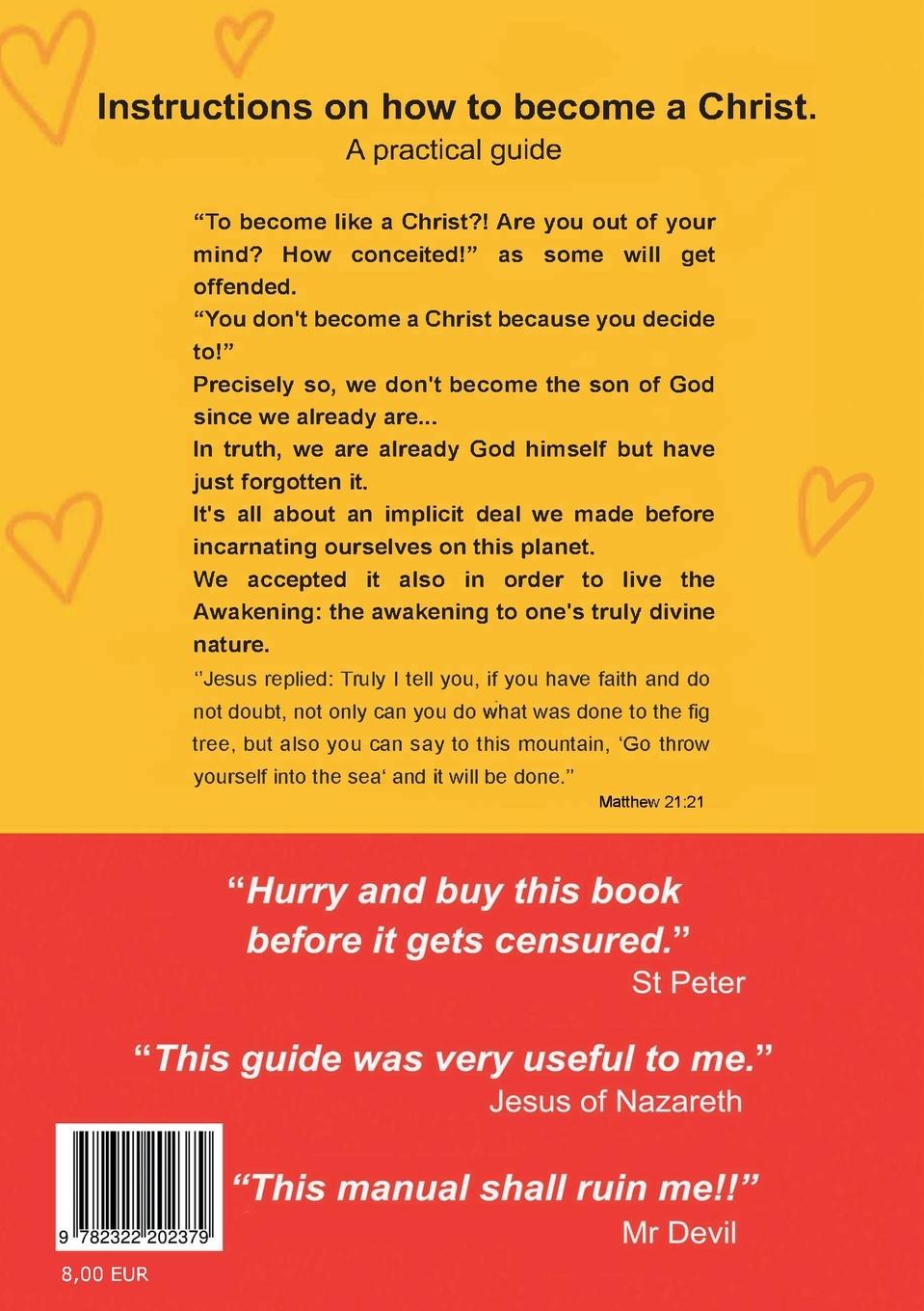 Rückseitencover How to become a christ