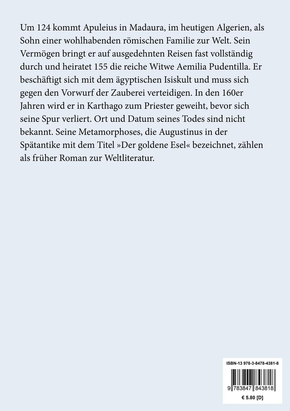 Rückseitencover Amor und Psyche (Großdruck)