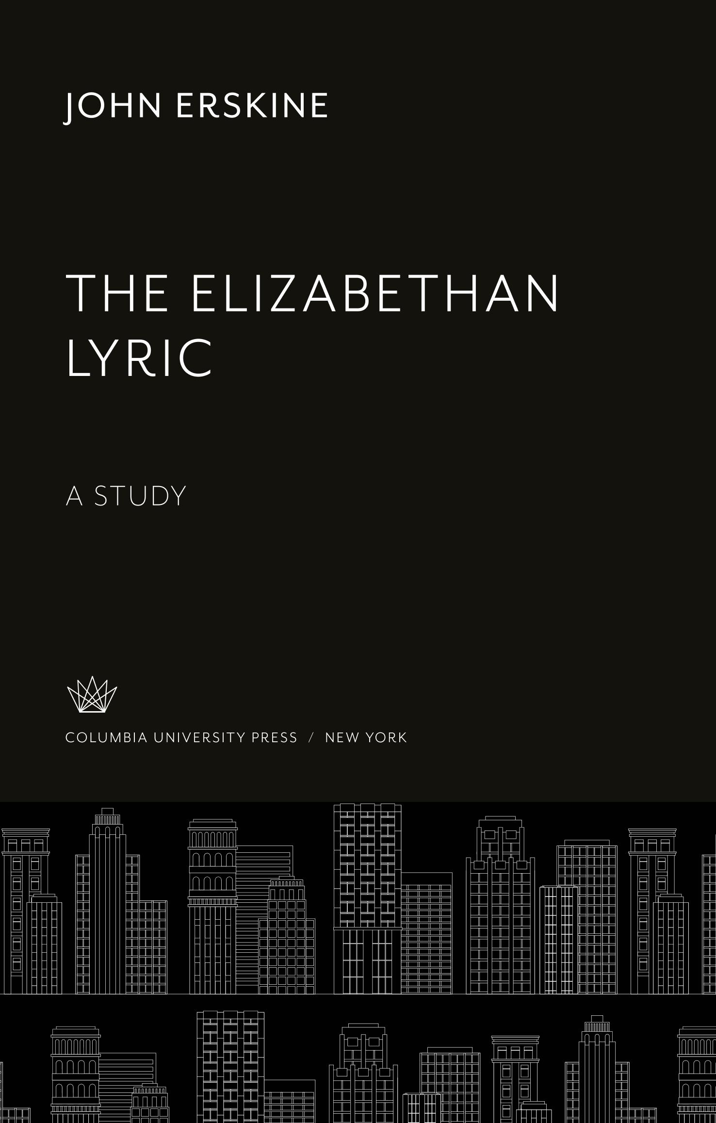 Vorderes Coverbild The Elizabethan Lyric