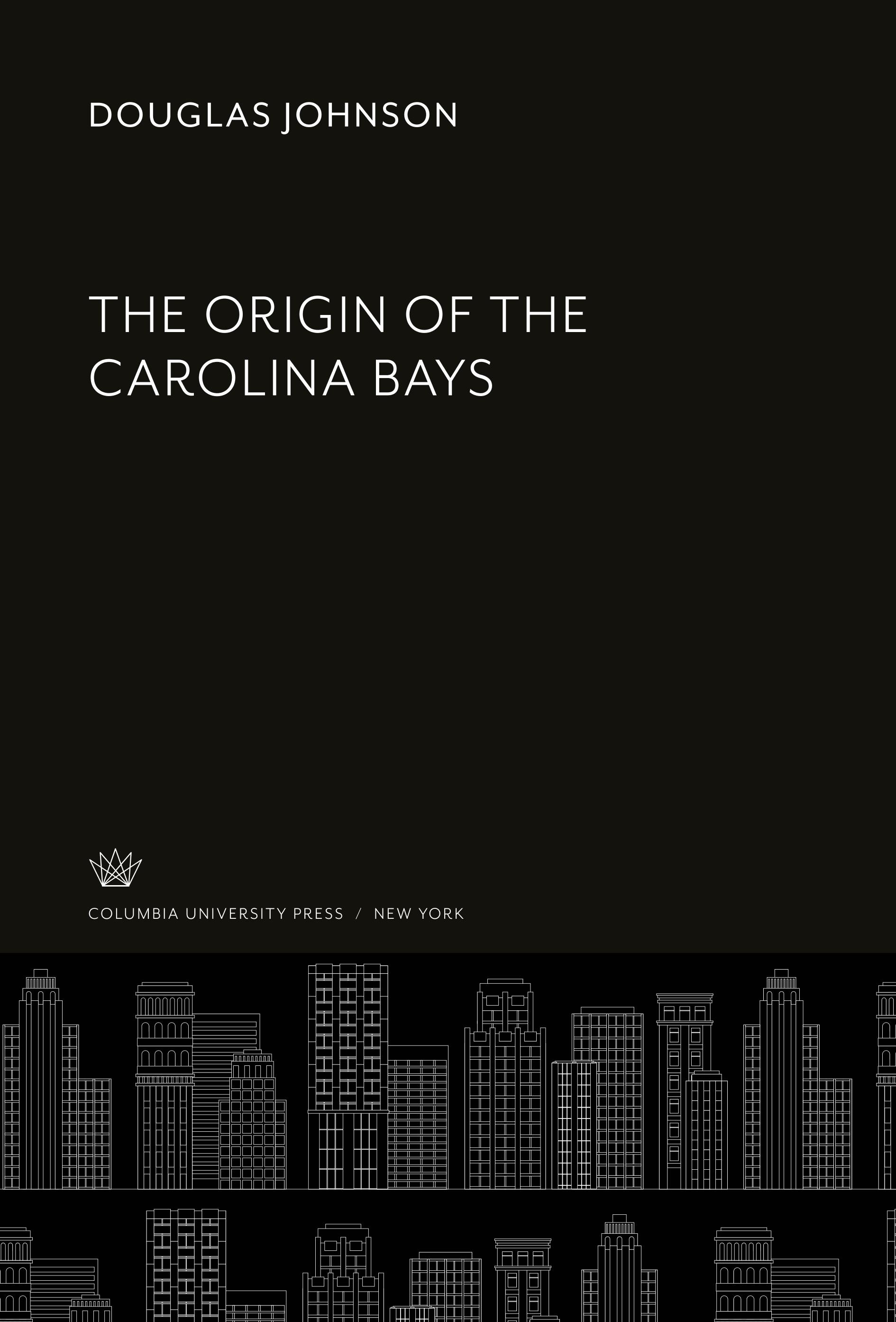 Vorderes Coverbild The Origin of the Carolina Bays