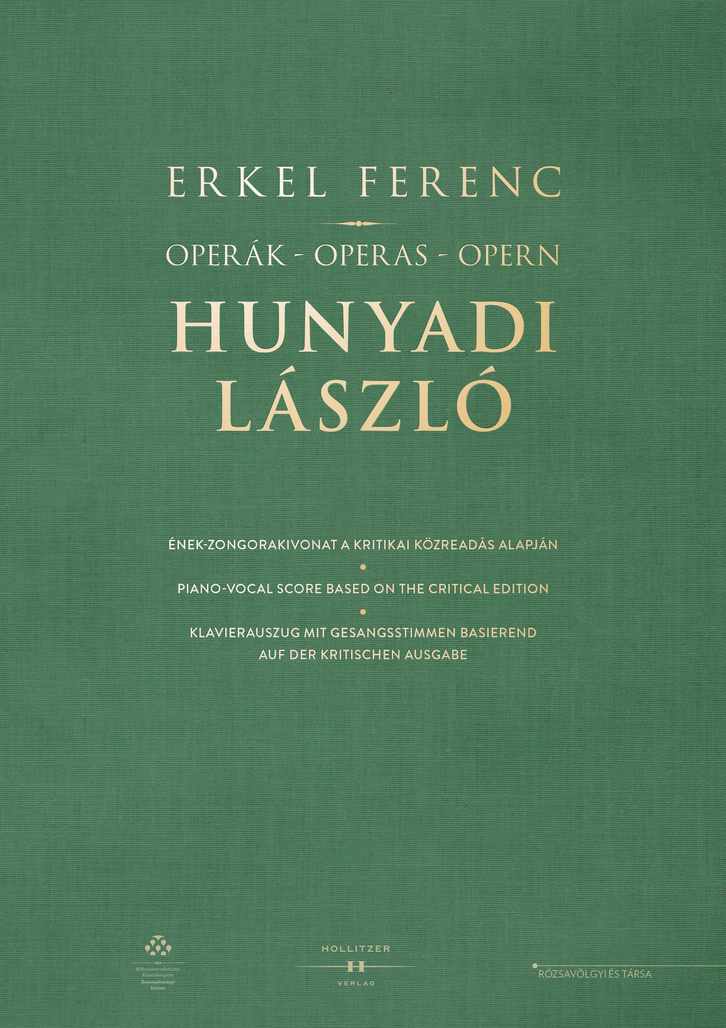Vorderes Coverbild Operák - Operas - Opern. Hunyadi László