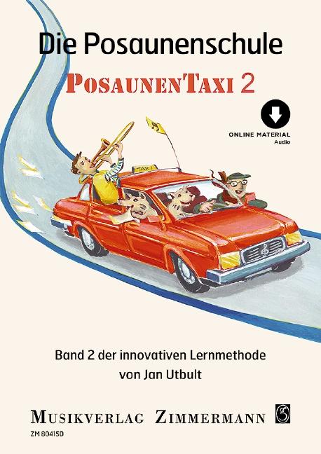Vorderes Coverbild Die Posaunenschule. Posaunentaxi. Band 2.