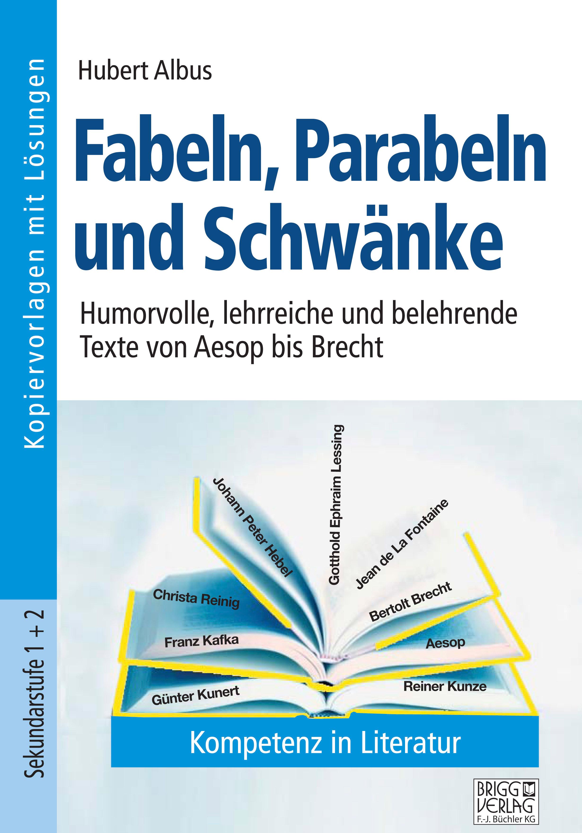 Vorderes Coverbild Fabeln, Parabeln und Schwänke
