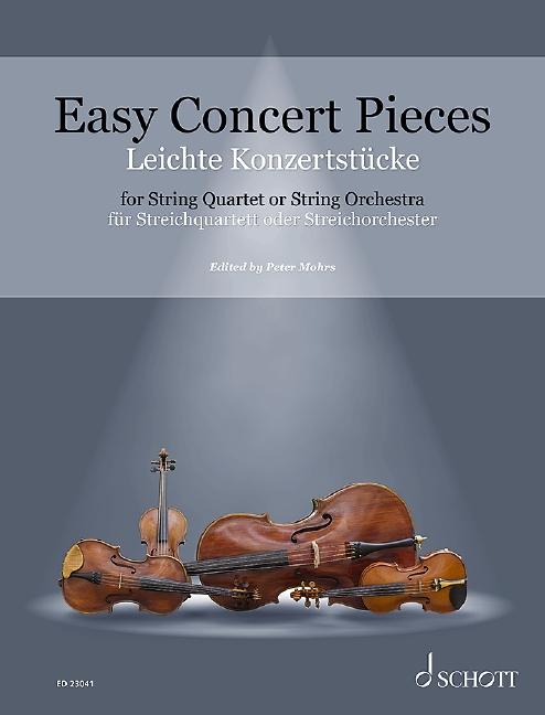 Vorderes Coverbild Easy Concert Pieces für Streichquartett oder Streichorchester