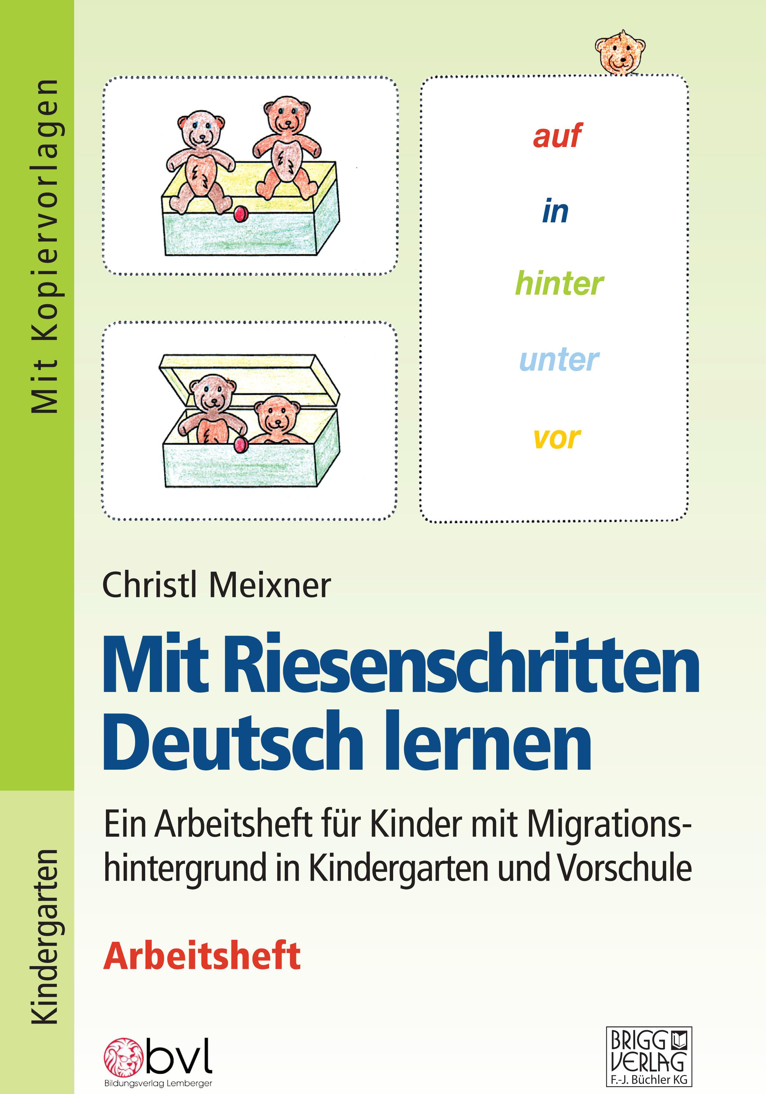 Vorderes Coverbild Mit Riesenschritten Deutsch lernen - Arbeitsheft