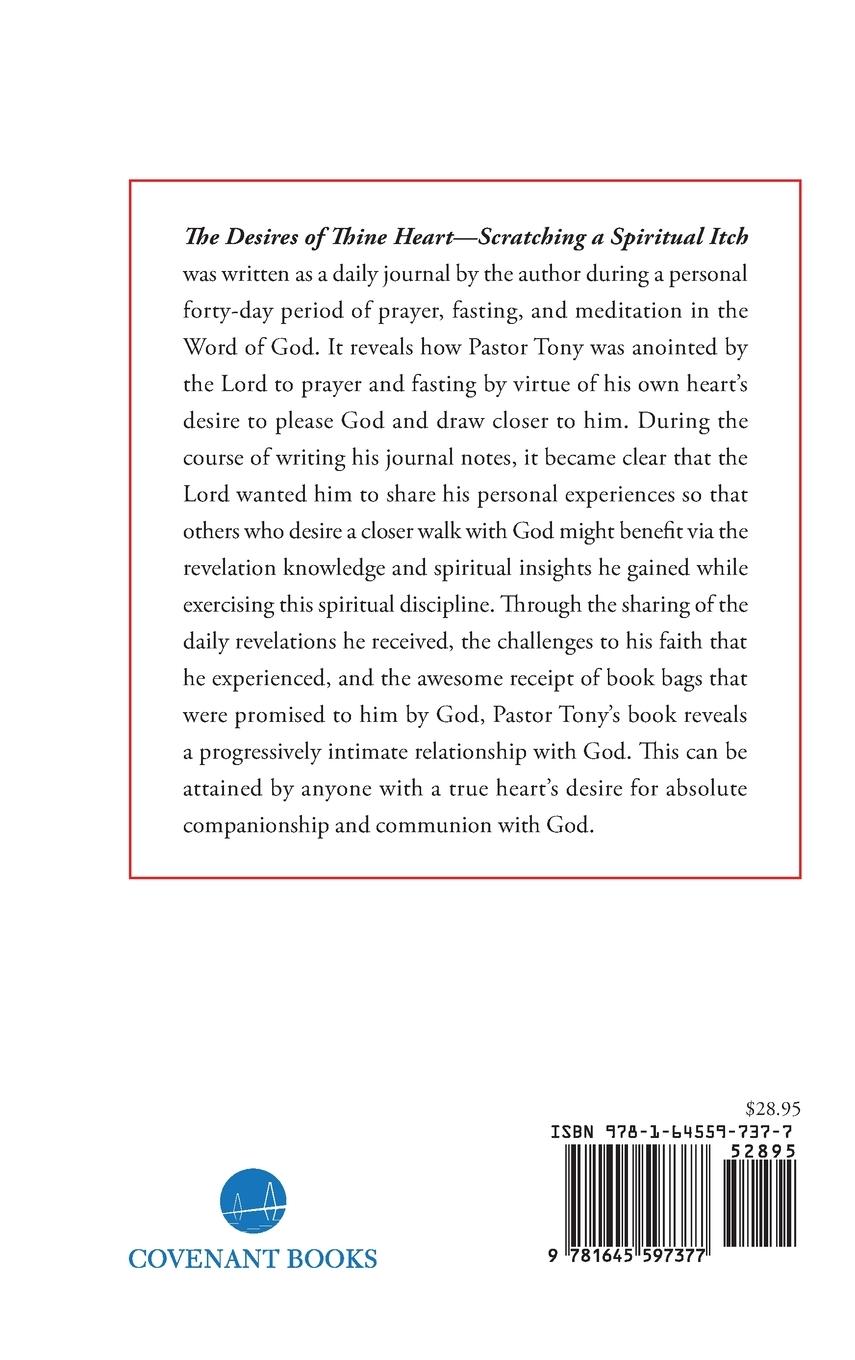 Rückseitencover The Desires of Thine Heart-Scratching a Spiritual Itch