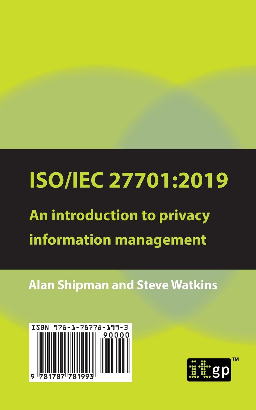 Rückseitencover ISO/IEC 27701