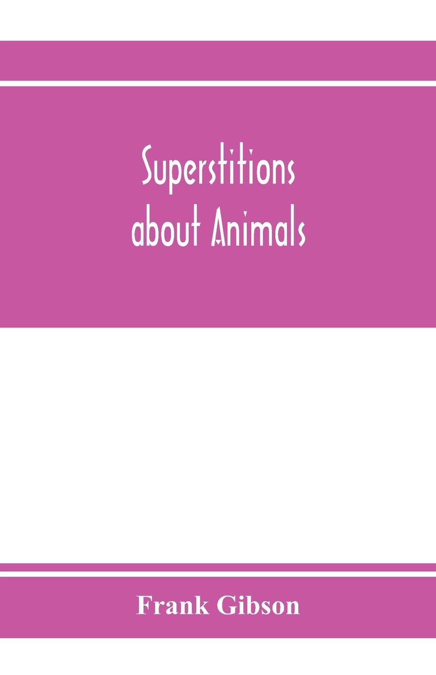 Vorderes Coverbild Superstitions about animals