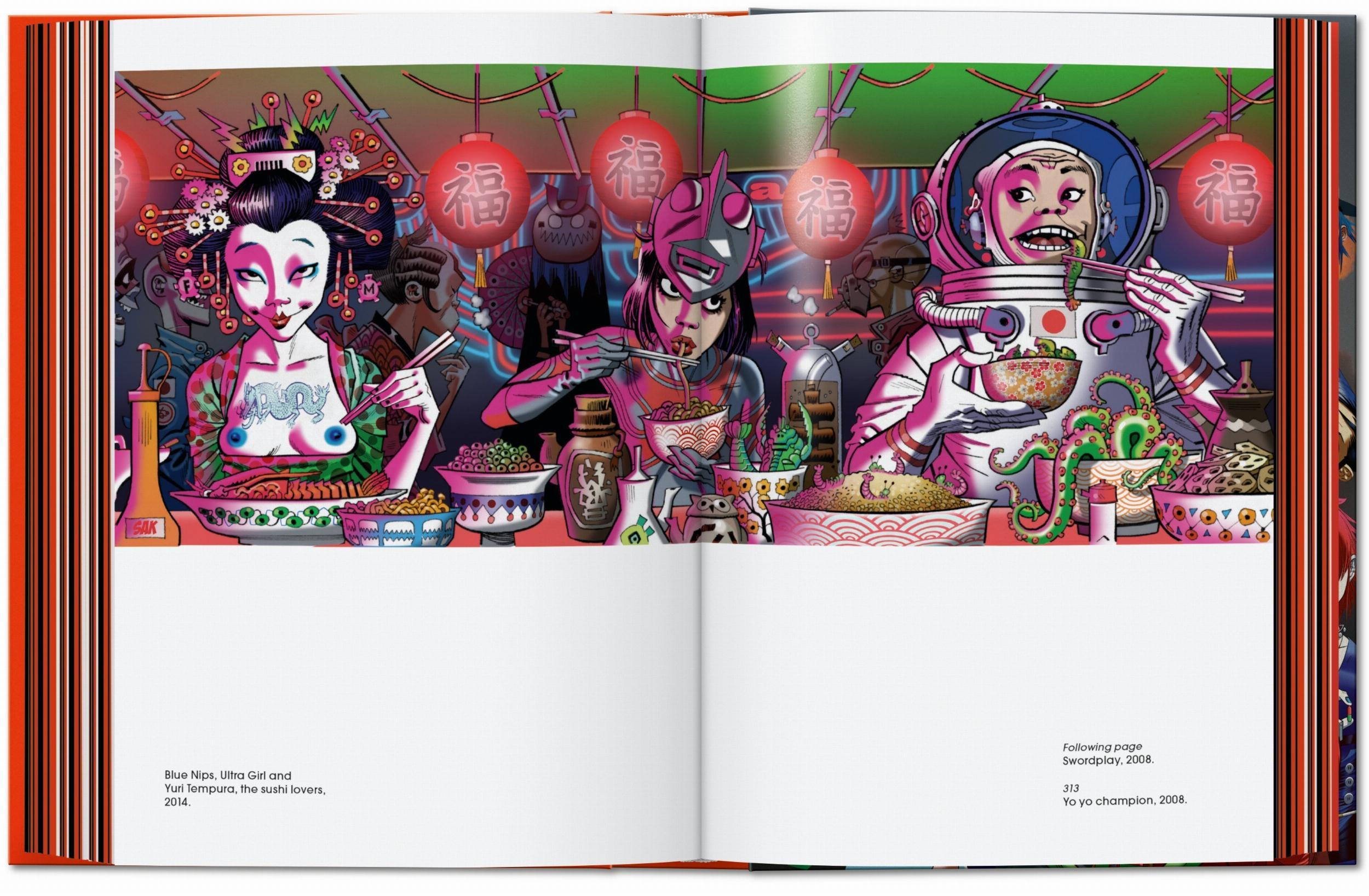 Beispielinhalt (Bild) Jamie Hewlett. 40th Ed.