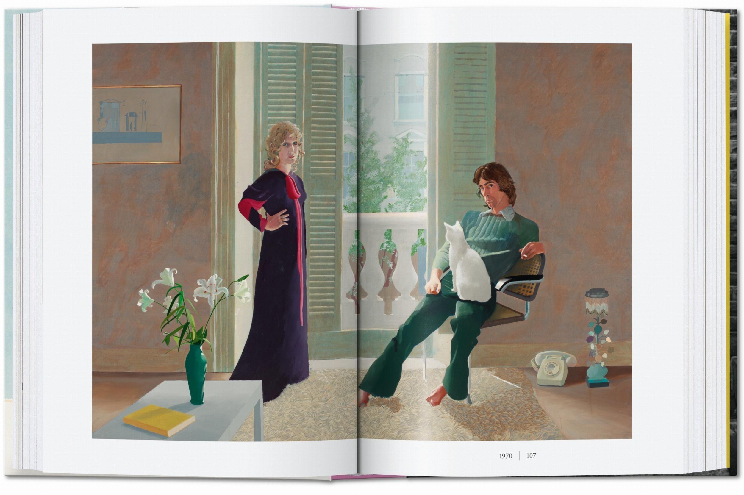 Beispielinhalt (Bild) David Hockney. A Chronology. 40th Ed.