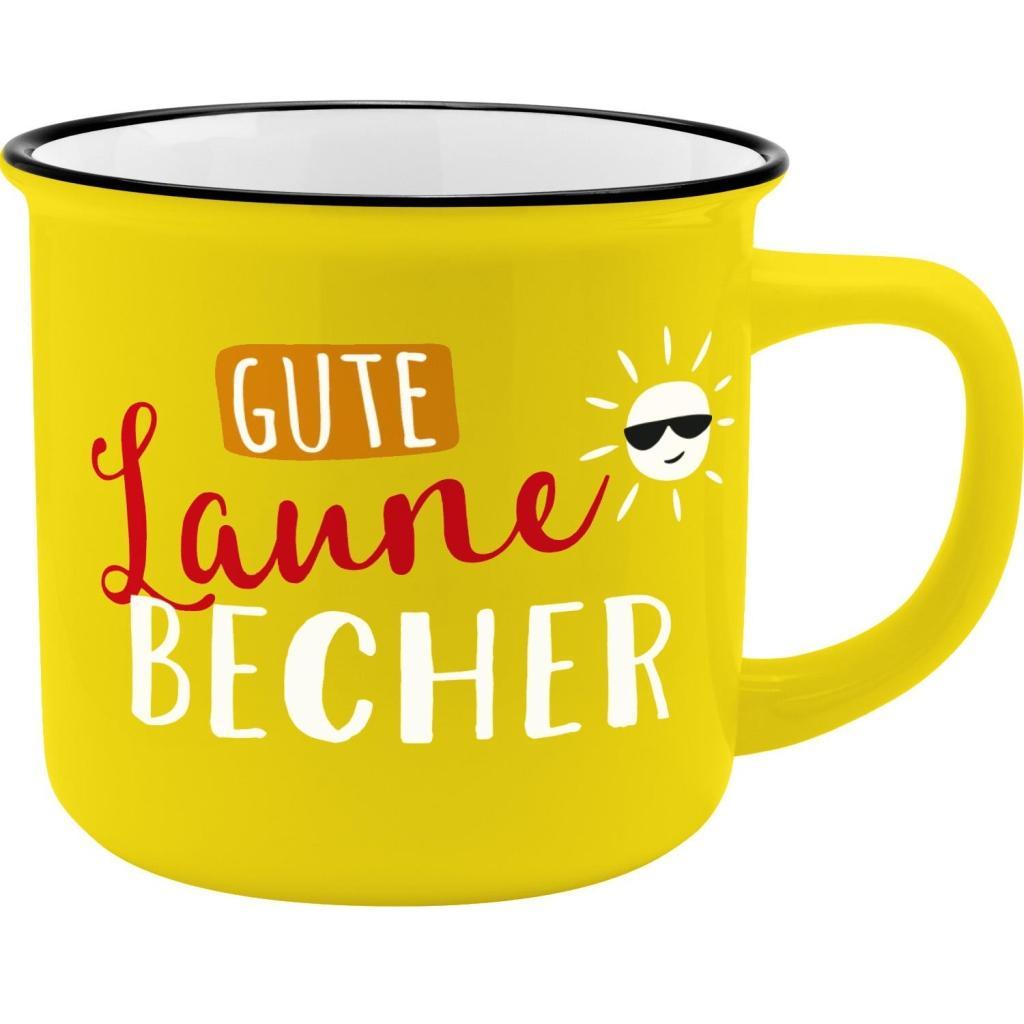 Vorderes Coverbild Gruss und Co 45786 Becher Gute Laune, New Bone China Porzellan, 35 cl