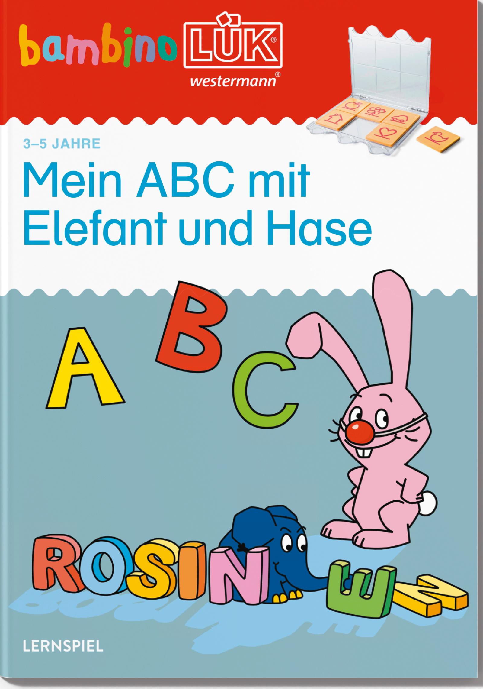 Vorderes Coverbild bambinoLÜK. Vorschule: Mein ABC mit Elefant und Hase