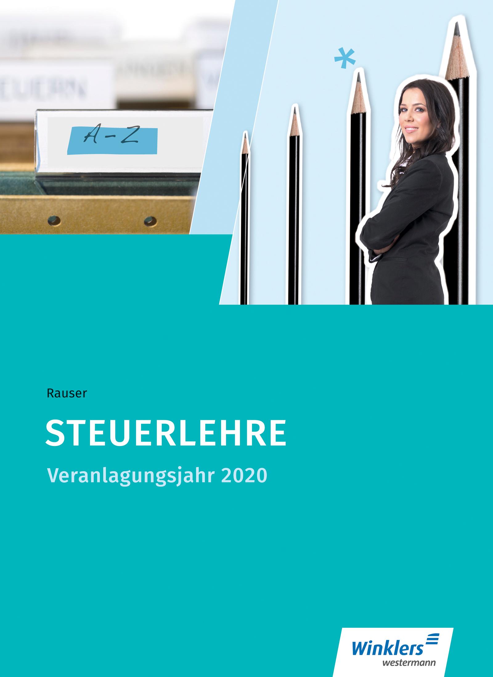 Vorderes Coverbild Steuerlehre. Verlanlagungsjahr 2020: Schulbuch
