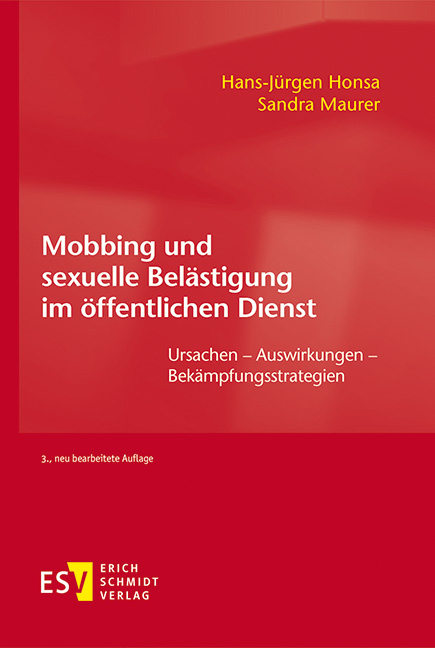 Vorderes Coverbild Mobbing und sexuelle Belästigung im öffentlichen Dienst