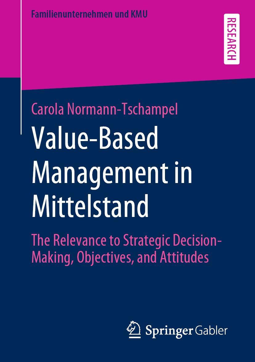Vorderes Coverbild Value-Based Management in Mittelstand