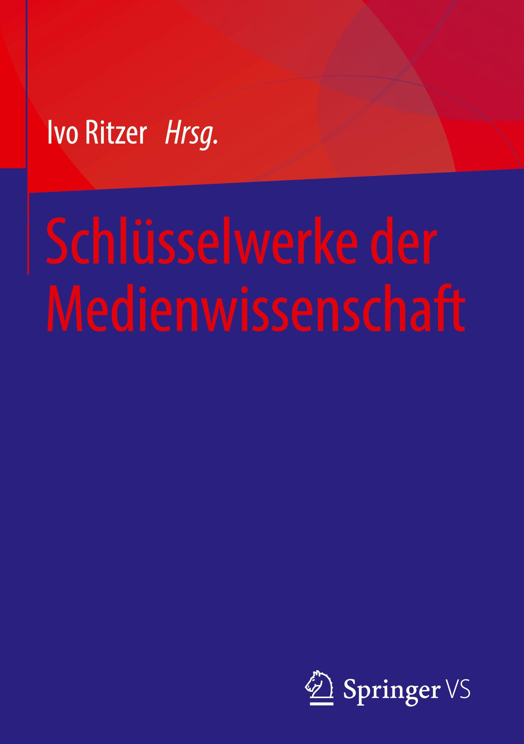 Vorderes Coverbild Schlüsselwerke der Medienwissenschaft