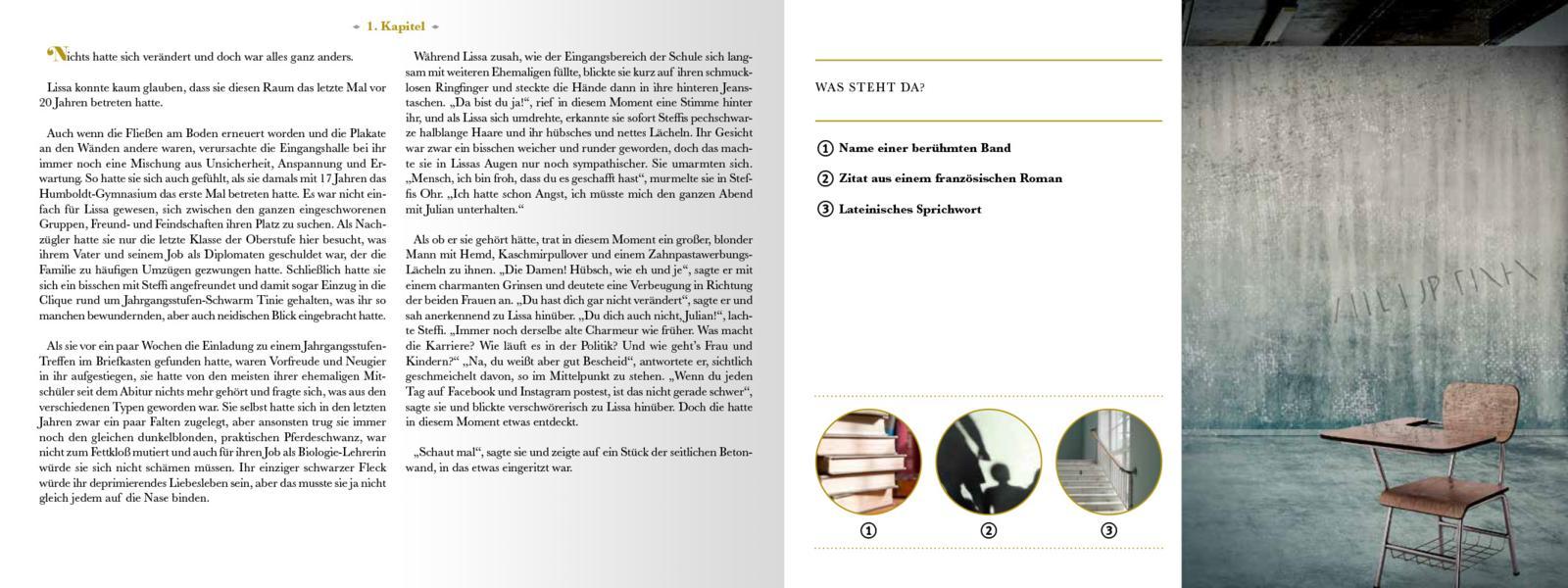 Beispielinhalt (Bild) Escape Room. Der Schatten des Raben