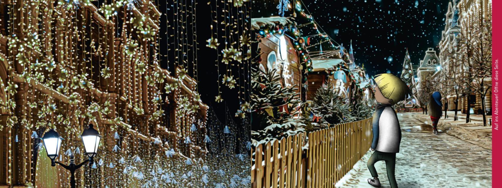 Beispielinhalt (Bild) Escape Room Adventskalender. Die drei unheimlichen Geschenke