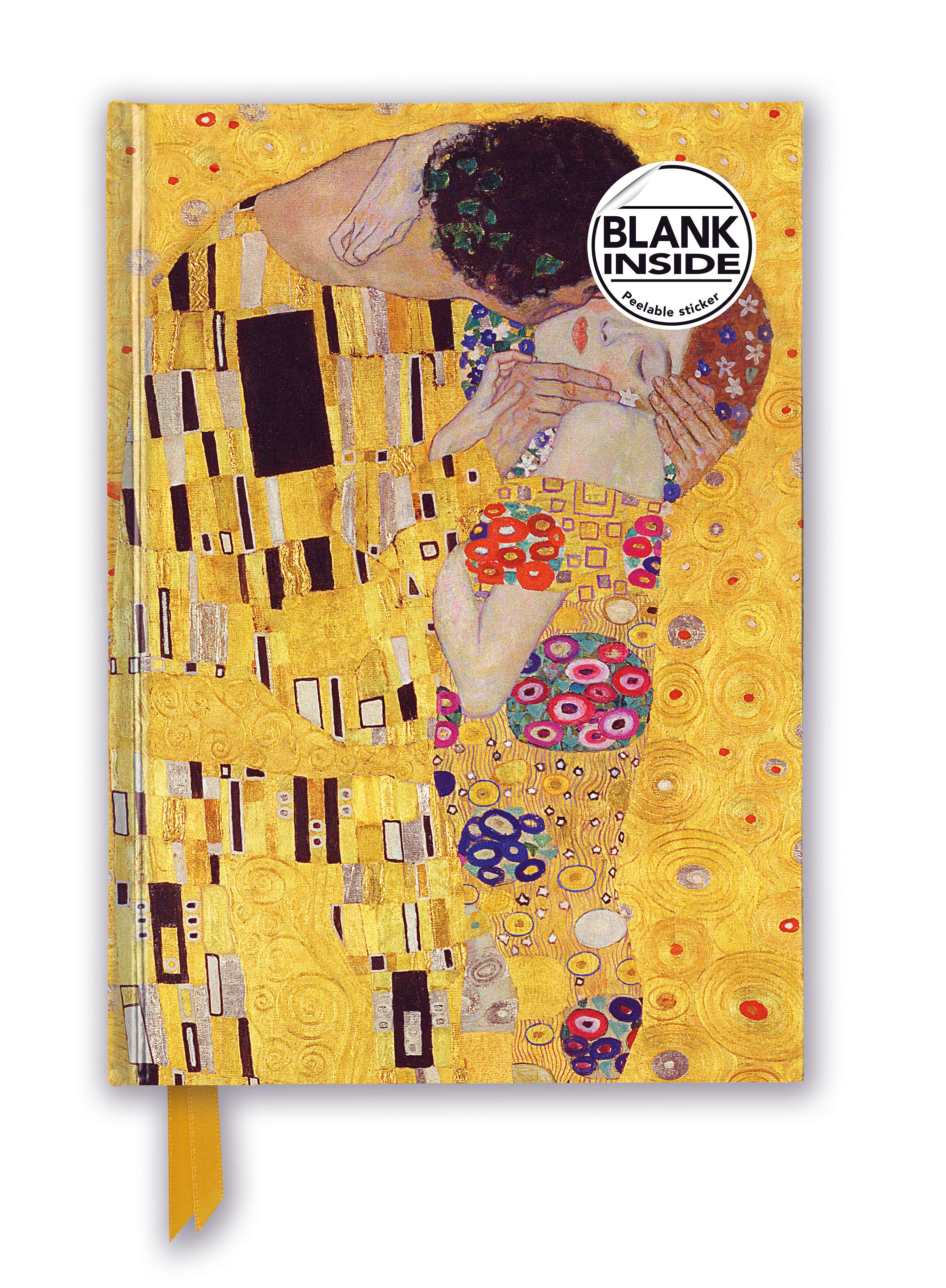 Vorderes Coverbild Gustav Klimt: The Kiss (Foiled Blank Journal)