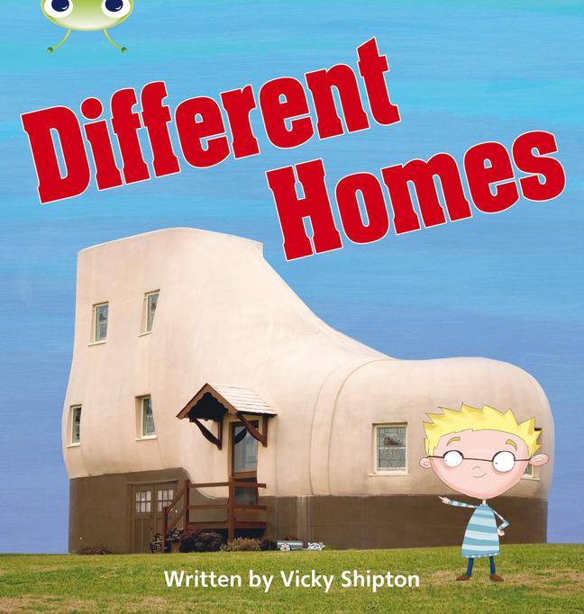 Vorderes Coverbild Bug Club Phonics - Phase 5 Unit 25: Different Homes