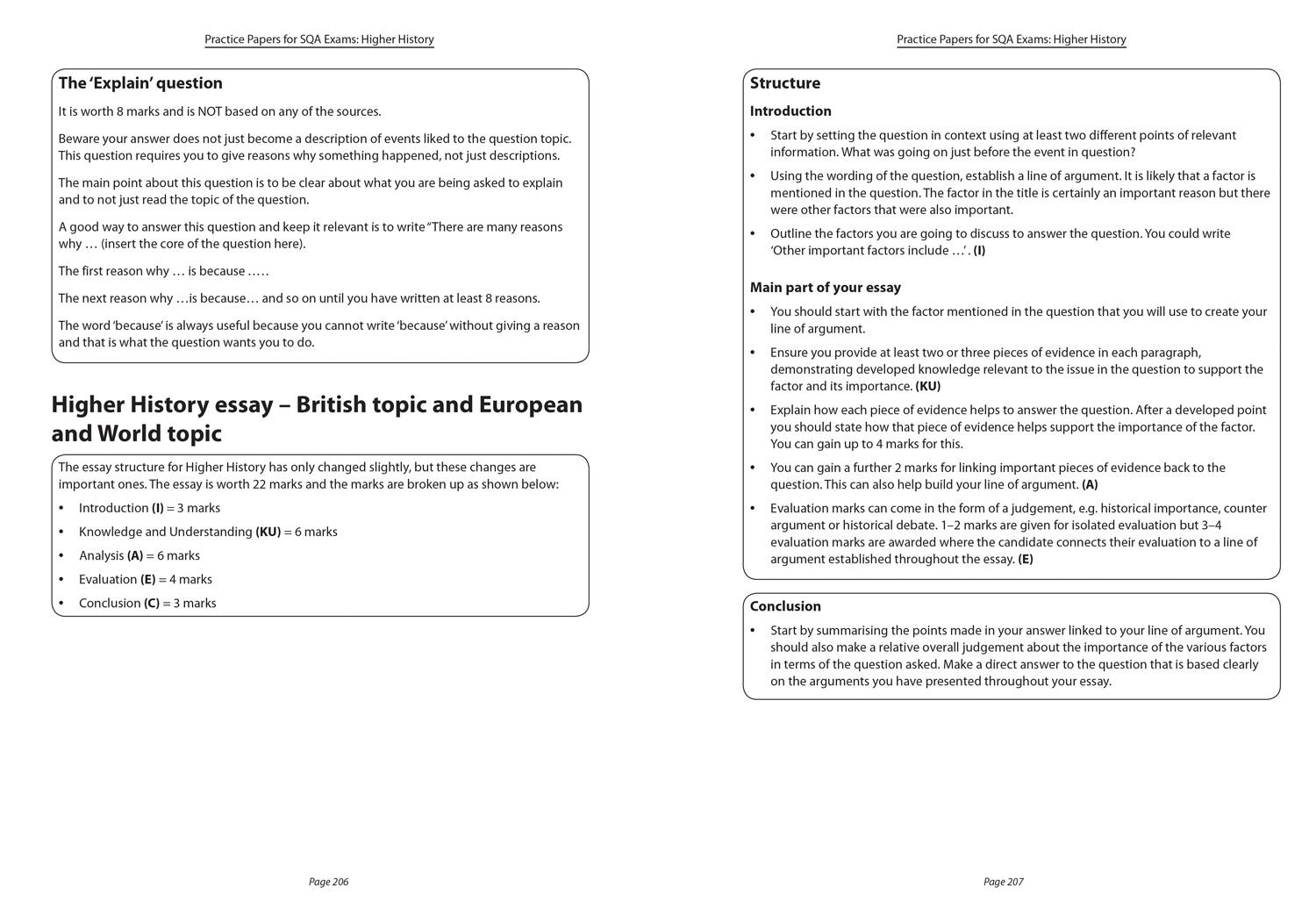 Beispielinhalt (Bild) Complete Revision and Practice Sqa Exams - Higher History Complete Revision and Practice